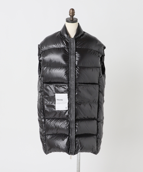 Spick & Span（スピックアンドスパン）の「Bacon / ベーコン W STORM FURY COCOON GILET BACPIGIL432（ダウンベスト・レディース・ブラック・SMALL）」の19枚目の写真