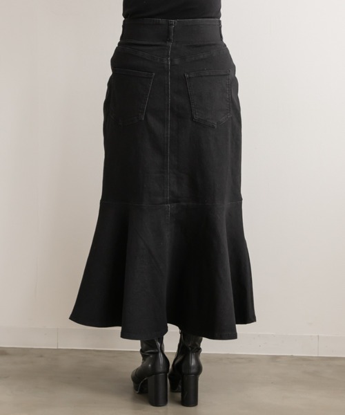 CLETTE（クレット）の「ウエストシェイプマーメイドスカート（スカート・レディース・ブルー/ネイビー・5L/4L/3L/LL）」の10枚目の写真