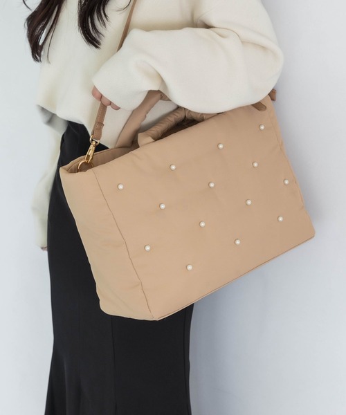 撥水・A4/PC対応】EVOL×shiho コラボパールバック AY30505