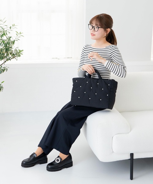 撥水・A4/PC対応】EVOL×shiho コラボパールバック AY30505