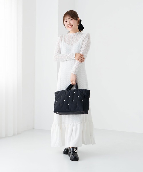 撥水・A4/PC対応】EVOL×shiho コラボパールバック AY30505