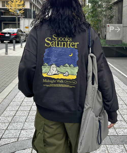 CPCM(シーピーシーエム)の「アソートサガラ刺繍スウェット(Tシャツ/カットソー・レディース・ネイビー/グレー系その他2/グレー系その他3/ブラック系その他2/グレー系その他/ブラック系その他3・FREE)」の2枚目の写真