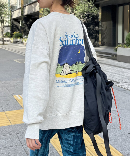 CPCM(シーピーシーエム)の「アソートサガラ刺繍スウェット(Tシャツ/カットソー・レディース・ネイビー/グレー系その他2/グレー系その他3/ブラック系その他2/グレー系その他/ブラック系その他3・FREE)」の5枚目の写真