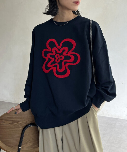 アソートサガラ刺繍スウェット（Tシャツ/カットソー）｜CPCM