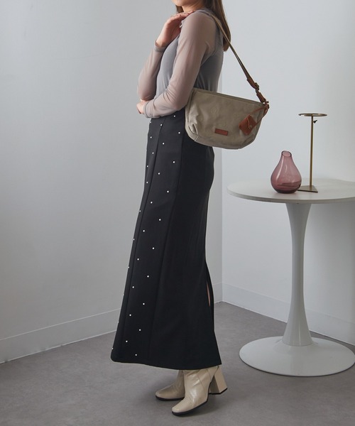 toleur(トーラ)の「【toleur】ドット刺繍ショルダー ※11953(ショルダーバッグ・レディース・ブルー/カーキ/ダークグレー/ライトグレー・FREE)」の16枚目の写真