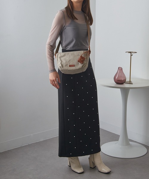 toleur(トーラ)の「【toleur】ドット刺繍ショルダー ※11953(ショルダーバッグ・レディース・ブルー/カーキ/ダークグレー/ライトグレー・FREE)」の17枚目の写真