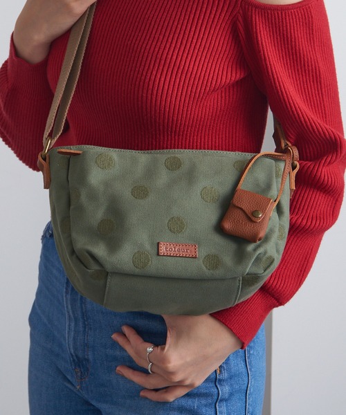 toleur(トーラ)の「【toleur】ドット刺繍ショルダー ※11953(ショルダーバッグ・レディース・ブルー/カーキ/ダークグレー/ライトグレー・FREE)」の21枚目の写真