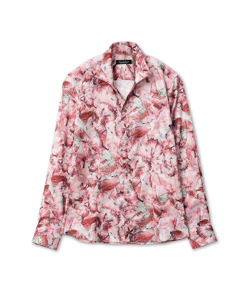 TORNADO MART∴ジュエルバタフライプリントシャツ（シャツ/ブラウス