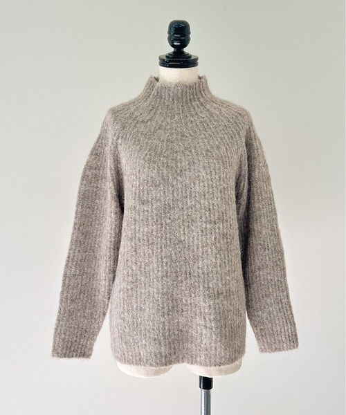 モヘアライクスタンドカラーニット（ニット/セーター）｜Virca（ヴィルカ）