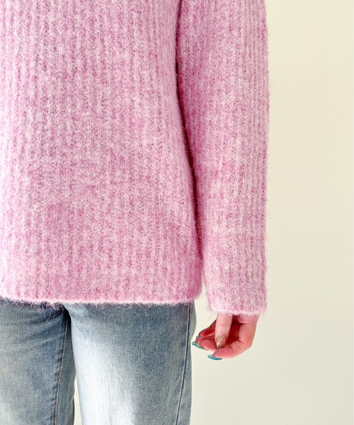 モヘアライクスタンドカラーニット（ニット/セーター）｜Virca（ヴィルカ）