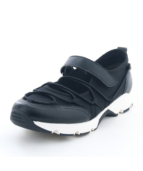 あしながおじさん（アシナガオジサン）の「メリージェーンスニーカー　7210141（スニーカー・レディース・ライトピンク/ブラック/シルバー・L/M/S/LL）」の15枚目の写真