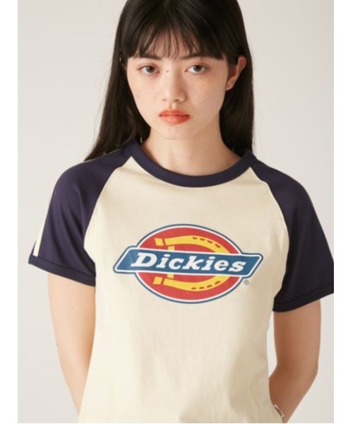 LILY BROWN（リリーブラウン）の「【Dickies×LILYBROWN】グラフィックコンパクトTシャツ（Tシャツ/カットソー・レディース・クリーム/レッド/ピンク/ホワイト・FREE）」の16枚目の写真