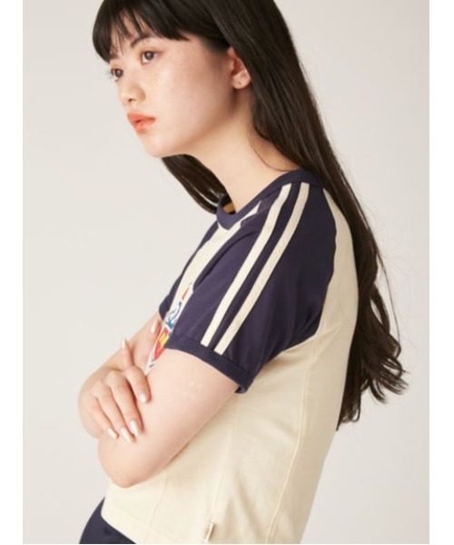 LILY BROWN（リリーブラウン）の「【Dickies×LILYBROWN】グラフィックコンパクトTシャツ（Tシャツ/カットソー・レディース・クリーム/レッド/ピンク/ホワイト・FREE）」の17枚目の写真