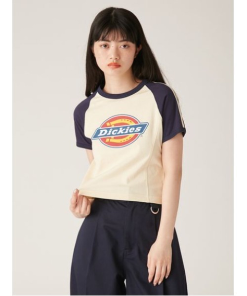 LILY BROWN（リリーブラウン）の「【Dickies×LILYBROWN】グラフィックコンパクトTシャツ（Tシャツ/カットソー・レディース・クリーム/レッド/ピンク/ホワイト・FREE）」の13枚目の写真