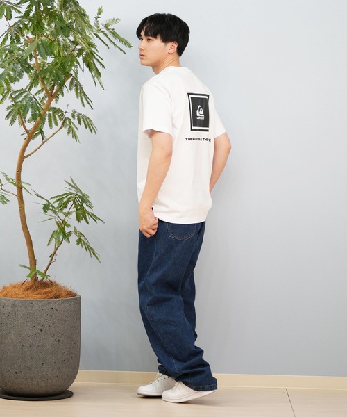 Quiksilver(クイックシルバー)の「【ムラサキスポーツ限定】QUIKSILVER/クイックシルバー 半袖Tシャツ バックプリント QST251617M(Tシャツ/カットソー・メンズ・グレイッシュベージュ/ブラック/ホワイト・XL/L/M)」の9枚目の写真