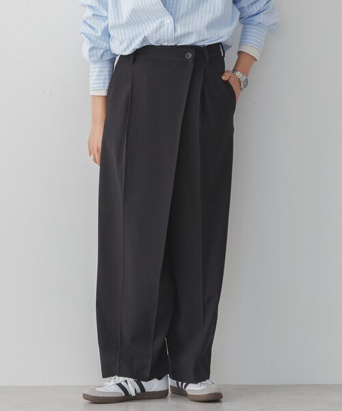 AMERICAN HOLIC（アメリカンホリック）の「イージーケアラップ風パンツ（その他パンツ・レディース・杢グレー/ブラック/ベージュ・M/S/L）」の14枚目の写真