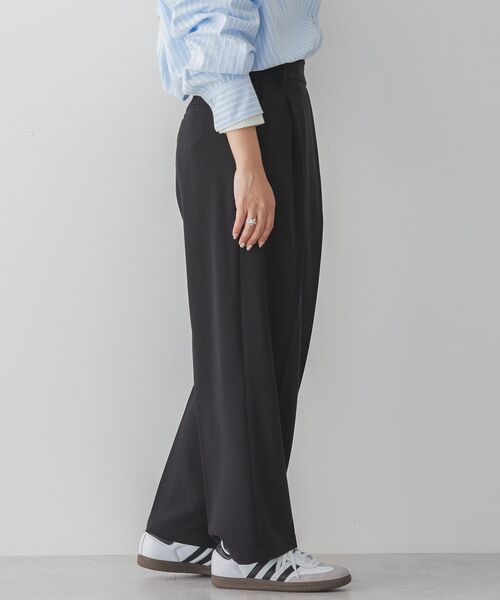 AMERICAN HOLIC（アメリカンホリック）の「イージーケアラップ風パンツ（その他パンツ・レディース・杢グレー/ブラック/ベージュ・M/S/L）」の11枚目の写真