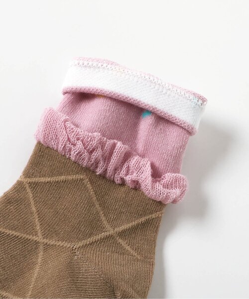 Ampersand(アンパサンド)の「おやつ ソックス(ソックス/靴下・キッズ・ピンク/ミント/サックスブルー・21/15 /18)」の10枚目の写真