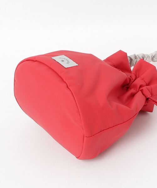 CONVERSE（コンバース）の「CONVERSE（コンバース）FURILL MINI BAG/フリル巾着バッグ ミニバッグ レディース（ハンドバッグ・レディース・レッド/グリーン/シルバー/ブルー・FREE）」の8枚目の写真