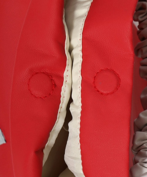 CONVERSE（コンバース）の「CONVERSE（コンバース）FURILL MINI BAG/フリル巾着バッグ ミニバッグ レディース（ハンドバッグ・レディース・レッド/グリーン/シルバー/ブルー・FREE）」の11枚目の写真