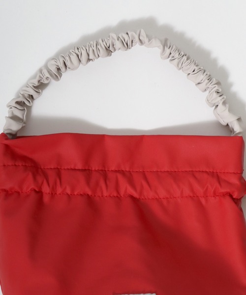 CONVERSE（コンバース）の「CONVERSE（コンバース）FURILL MINI BAG/フリル巾着バッグ ミニバッグ レディース（ハンドバッグ・レディース・レッド/グリーン/シルバー/ブルー・FREE）」の10枚目の写真