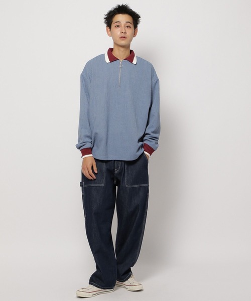 完売品bewithMisayo 立体プルオーバーniko and… ネイビー niko and… [be with M] Misayo 立体ロゴプルオーバー