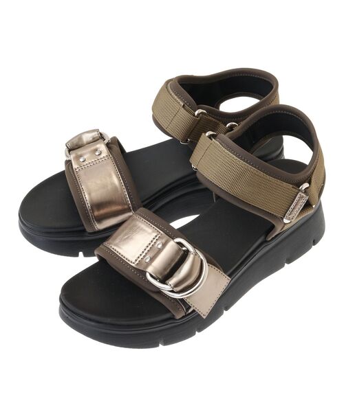 YECCA VECCA(イェッカヴェッカ)の「バックルスポーツサンダル(サンダル・レディース・ブラック/ブラウン・M/L)」の9枚目の写真
