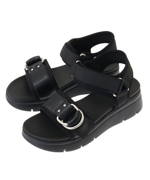 YECCA VECCA(イェッカヴェッカ)の「バックルスポーツサンダル(サンダル・レディース・ブラック/ブラウン・M/L)」の18枚目の写真