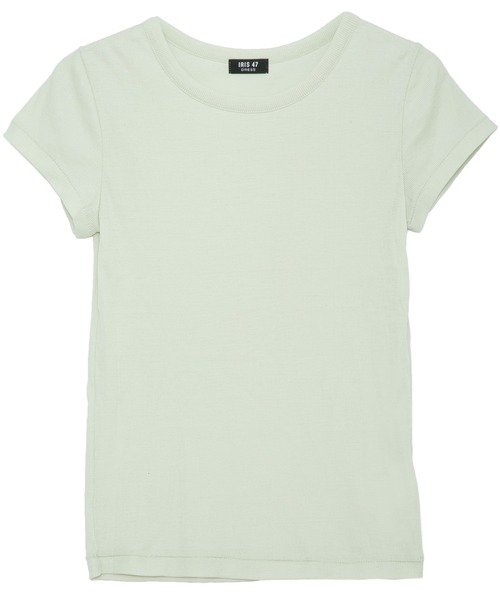 IRIS47（イリスフォーセブン）の「【IRIS 47】comfy short tops/コンフィー ショート トップス（Tシャツ/カットソー・レディース・ブラック/グリーン/ホワイト・FREE）」の11枚目の写真