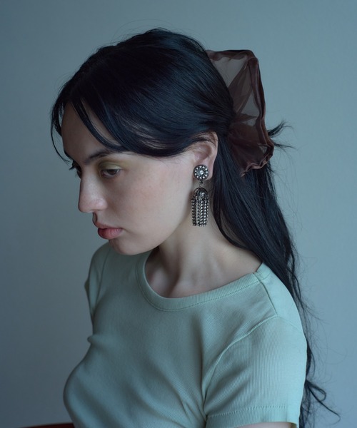 IRIS47（イリスフォーセブン）の「【IRIS 47】comfy short tops/コンフィー ショート トップス（Tシャツ/カットソー・レディース・ブラック/グリーン/ホワイト・FREE）」の7枚目の写真