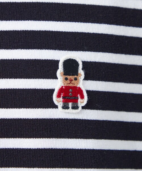 MACKINTOSH PHILOSOPHY（ﾏｯｷﾝﾄｯｼｭ ﾌｨﾛｿﾌｨｰ）の「バッキンガムベア BD天竺 ワイドリブ半袖Tシャツ（Tシャツ/カットソー・メンズ・ブラック/ホワイト/チャコールグレー/ライトブルー・38/40）」の13枚目の写真