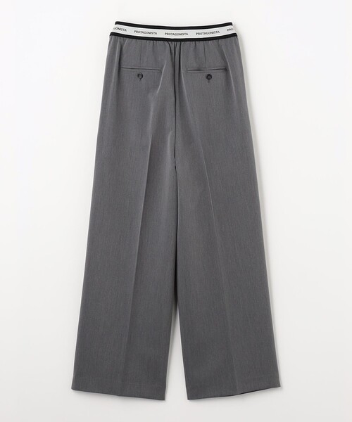 PROTAGONISTA（プロタゴニスタ）の「【別注】＜PROTAGONISTA＞ロゴ ワイド パンツ（その他パンツ・レディース・ベージュ/グレー・FREE）」の19枚目の写真