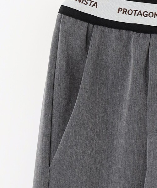 PROTAGONISTA（プロタゴニスタ）の「【別注】＜PROTAGONISTA＞ロゴ ワイド パンツ（その他パンツ・レディース・ベージュ/グレー・FREE）」の21枚目の写真