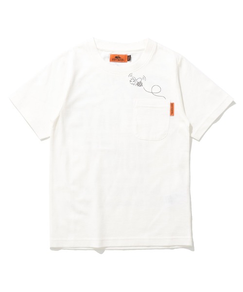 KRIFF MAYER Kid's Collection(クリフメイヤーキッズコレクション)の「【綿100%】楽LUCK-T(はちみつハンター)(Tシャツ/カットソー・キッズ・オレンジ/オフホワイト/チャコール/ライトグリーン/ネイビー・150/140/120/130/170/160)」の12枚目の写真
