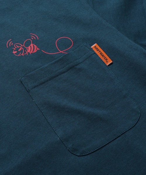 KRIFF MAYER Kid's Collection(クリフメイヤーキッズコレクション)の「【綿100%】楽LUCK-T(はちみつハンター)(Tシャツ/カットソー・キッズ・オレンジ/オフホワイト/チャコール/ライトグリーン/ネイビー・150/140/120/130/170/160)」の11枚目の写真