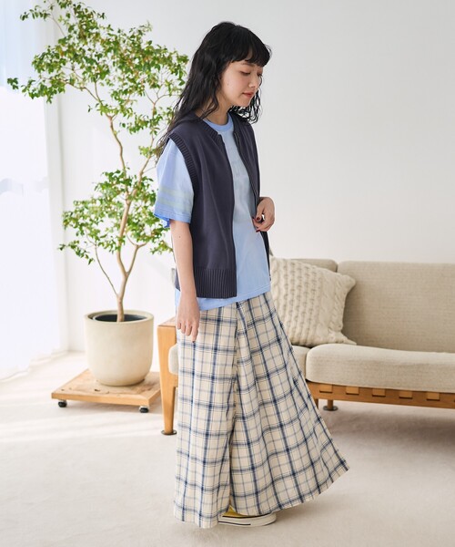 FREAK'S STORE(フリークスストア)の「バイオウォッシュ加工 ニットジップベスト(ベスト・レディース・ブラウン/グレー/ネイビー/ダークネイビー・フリ-)」の14枚目の写真