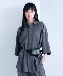 RAGEBLUE | 【LUXURY+EASY】＜接触冷感＞OVER SIZE DRAPE SHIRTS / ラグイージー オーバーサイズドレープシャツ(シャツ/ブラウス)