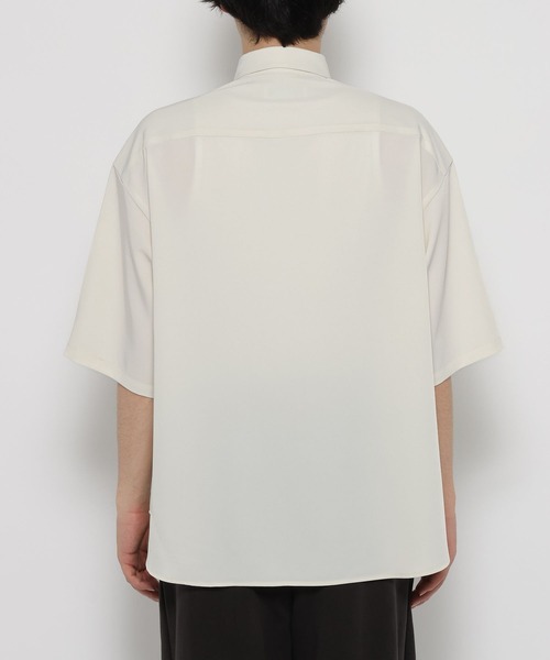 RAGEBLUE（レイジブルー）の「【LUXURY+EASY】＜接触冷感＞OVER SIZE DRAPE SHIRTS / ラグイージー オーバーサイズドレープシャツ（シャツ/ブラウス・メンズ・ホワイト/ブラック/ブルー/グレー/ピンク/ダークグレー/ライトグリーン/ライトブルー・SMALL/MEDIUM/LARGE）」の11枚目の写真