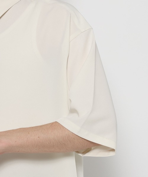 RAGEBLUE（レイジブルー）の「【LUXURY+EASY】＜接触冷感＞OVER SIZE DRAPE SHIRTS / ラグイージー オーバーサイズドレープシャツ（シャツ/ブラウス・メンズ・ホワイト/ブラック/ブルー/グレー/ピンク/ダークグレー/ライトグリーン/ライトブルー・SMALL/MEDIUM/LARGE）」の14枚目の写真