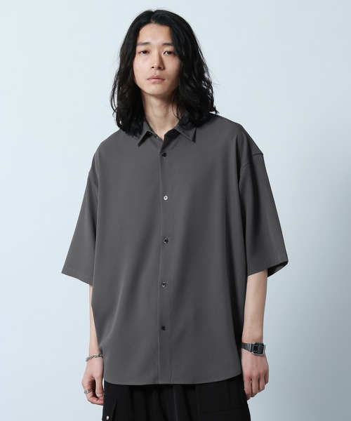 RAGEBLUE（レイジブルー）の「【LUXURY+EASY】＜接触冷感＞OVER SIZE DRAPE SHIRTS / ラグイージー オーバーサイズドレープシャツ（シャツ/ブラウス・メンズ・ホワイト/ブラック/ブルー/グレー/ピンク/ダークグレー/ライトグリーン/ライトブルー・SMALL/MEDIUM/LARGE）」の21枚目の写真