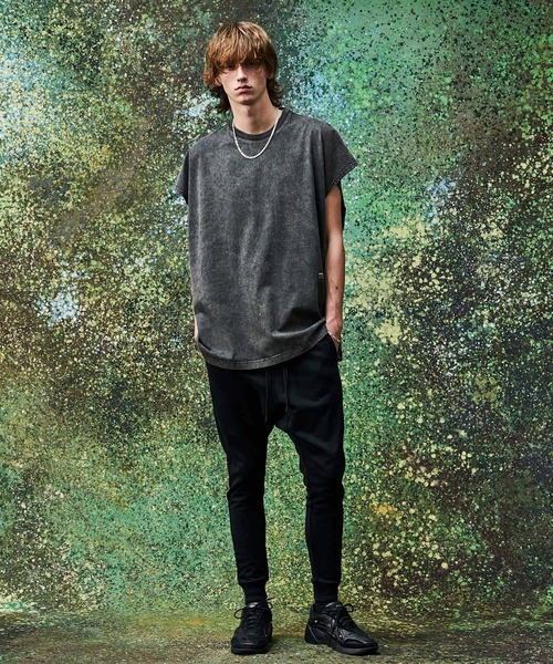 MSML（エムエスエムエル）の「VINTAGE GARMENT DYE SLEEVELESS CUTSEW（Tシャツ/カットソー・メンズ・レッド/ライトブルー/ブラック・ONE SIZE）」の18枚目の写真