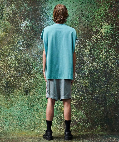 MSML（エムエスエムエル）の「VINTAGE GARMENT DYE SLEEVELESS CUTSEW（Tシャツ/カットソー・メンズ・レッド/ライトブルー/ブラック・ONE SIZE）」の16枚目の写真