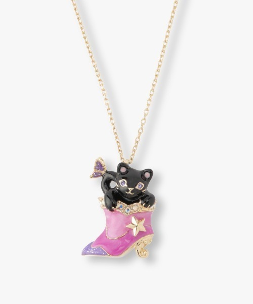 黒猫モチーフ ネックレス（ネックレス）｜ANNA SUI（アナスイ）の 