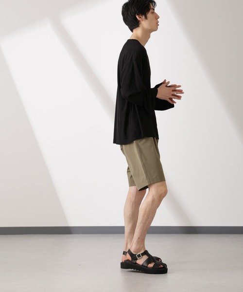 NANO universe(ナノユニバース)の「ライトウェイトストレッチ ショートパンツ(セットアップ可)(その他パンツ・メンズ・カーキ/ブラック/チャコール・S/M/L)」の15枚目の写真