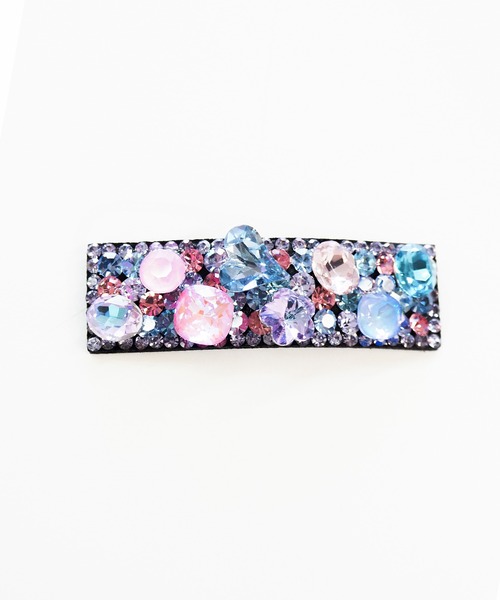 Casselini(キャセリーニ)の「Casselini(キャセリーニ)マルチビジューヘアクリップ(バレッタ/ヘアクリップ・レディース・C/B/A・FREE)」の2枚目の写真