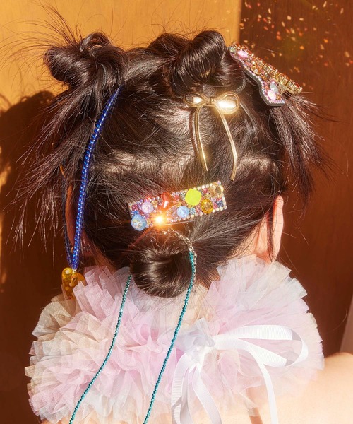 Casselini(キャセリーニ)の「Casselini(キャセリーニ)マルチビジューヘアクリップ(バレッタ/ヘアクリップ・レディース・C/B/A・FREE)」の9枚目の写真