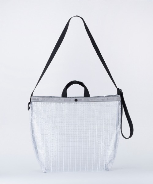 TIMELESS COMFORT(タイムレスコンフォート)の「WEEKEND(ER)(ウィークエンダー)GRID TOTEBAG(ショルダーバッグ・メンズ・オレンジ/グレー・ONE SIZE)」の2枚目の写真