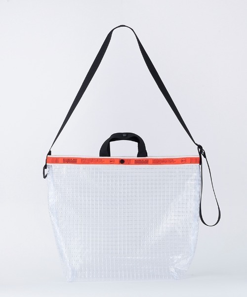 TIMELESS COMFORT(タイムレスコンフォート)の「WEEKEND(ER)(ウィークエンダー)GRID TOTEBAG(ショルダーバッグ・メンズ・オレンジ/グレー・ONE SIZE)」の7枚目の写真