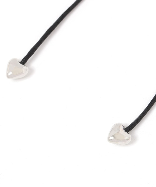 LOWRYS FARM（ローリーズファーム）の「ハートツキコードチョーカー　 320803（ネックレス・レディース・グレー/グレー系その他・FREE）」の4枚目の写真