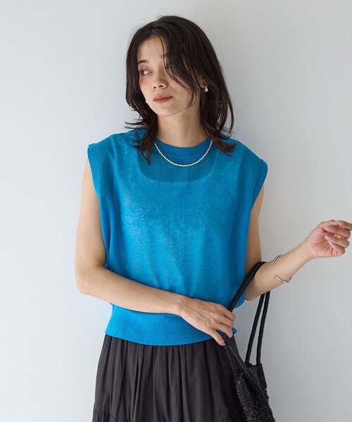 グリーンレーベルリラクシング★完売品★ウェルネスシアーニット★黒★24センチ美品 ウェルネスシアーニット フラットシューズ / ニットシューズ